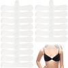 12 Pcs Cotton Nursing Pads Set, Reusable Bra Liners for Sweating Absorption Protection, Soft & Breathable Breast Pads, 18.1 Inch Comfortable Length, White Color view 1