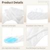 12 Pcs Cotton Nursing Pads Set, Reusable Bra Liners for Sweating Absorption Protection, Soft & Breathable Breast Pads, 18.1 Inch Comfortable Length, White Color view 4