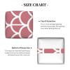 Pink Mermaid Scales Leather Tissue Box Cover Square Tissue Holder Decorative Paper Case for Home Office Bathroom Vanity Countertop Car view 3