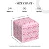 Breast Cancer Awareness Month Pink Ribbon Leather Tissue Box Cover Square Tissue Holder Decorative Paper Case for Home Office Bathroom Vanity Countertop Car view 2