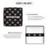 Checkered Stars Leather Tissue Box Cover Square Tissue Holder Decorative Paper Case for Home Office Bathroom Vanity Countertop Car view 3