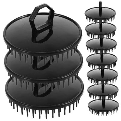 FRCOLOR 10Pcs Travel Scalp Shampoo Brush, Manual Plastic Hair Wash Tool