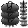 FRCOLOR 10Pcs Travel Scalp Shampoo Brush, Manual Plastic Hair Wash Tool view 1