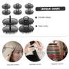 FRCOLOR 10Pcs Travel Scalp Shampoo Brush, Manual Plastic Hair Wash Tool view 3