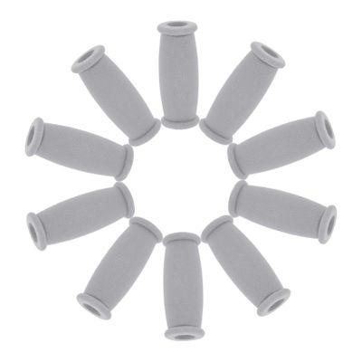 10pcs TPR Replacement Crutch Grips Soft Hand Cushions for Aluminum Crutches Lightweight Comfortable Latex Pads Easy to Install
