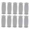 COOLHIYA 10pcs Non Slip Crutch Grips Replacement Hand Pads Soft TPR Rubber Handle Cushions for Underarm Crutches Easy to Install Comfortable Grip for Elderly and Daily Use view 1