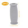 COOLHIYA 10pcs Non Slip Crutch Grips Replacement Hand Pads Soft TPR Rubber Handle Cushions for Underarm Crutches Easy to Install Comfortable Grip for Elderly and Daily Use view 2