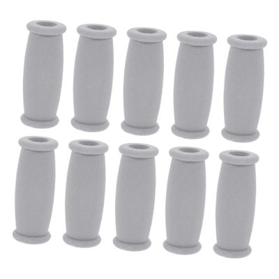 10pcs Non Slip TPR Replacement Crutch Handle Grips with Cushioned Hand Pads for Aluminum Crutches Underarm Hand Grips for Injury Support and Safe Walking