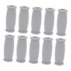 10pcs Non Slip TPR Replacement Crutch Handle Grips with Cushioned Hand Pads for Aluminum Crutches Underarm Hand Grips for Injury Support and Safe Walking view 1