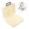 WRITWAA Portable Compartment Leakproof Plastic Medicine Organizer Box Compact Holder Buckle for Daily Vitamins and Travel Storage view 3