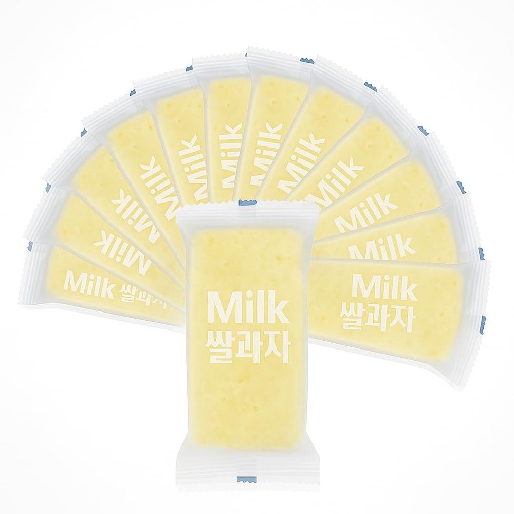 Korean Milk Rice Cracker 240g (240g, Melon)