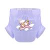 CutiePlusU Adult Diapers Sample 3 Pieces Adult Brief Diaper Incontinence Underwear Purple Corgi Driver (Medium 28"-38") view 1