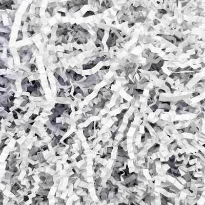 3LB White Crinkle Cut Paper Shred Filler, Paper Shreds for Basket Fillers, Birthday, Gift Wrapping, Anniversary, Wedding, Halloween, Thanksgiving, Christmas Gift Decor Party Filler