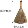 Japanese Style Broom with Short-Handle Soft Bristle Wood Floor Brush Sweeping Multifunction Household-31 view 2
