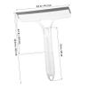 HEALLILY Window Cleaning Tool with Spray Mist Handle Dual Function Sponge Brush and Squeegee Wiper for Glass Mirrors Car Windows and Multi Surface Use at Home and Office view 2