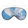 Flight of The Snowy Owl Sleep Mask Comfortable Eye Shade Travel Eye Mask with Adjustable Strap for Sleeping Nap view 2
