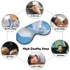 Flight of The Snowy Owl Sleep Mask Comfortable Eye Shade Travel Eye Mask with Adjustable Strap for Sleeping Nap view 4