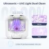 2025 Ultrasonic Retainer Cleaner- 45KHz 25W Portable Denture Cleaner with Drying Function and Removable Inner for Dentures, Mouth Guards, Aligners, Jewelry and More view 2