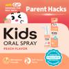 LAB52 Kids Oral Spray, Toddler Toothpaste Helper for Daily Oral Care and Fresh Breath, Children Approved with Fluoride Free for Newborn to Preschoolers, Xylitol Peach Flavor view 2