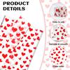 100 Sheets Valentine's Day Tissue Paper, 20 x 14 Inch Romantic Red Heart Wrapping Tissue Paper Decorative Gift Wrapping Supplies for Anniversary, Weddings, Valentine's Day DIY Crafts view 3