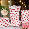 100 Sheets Valentine's Day Tissue Paper, 20 x 14 Inch Romantic Red Heart Wrapping Tissue Paper Decorative Gift Wrapping Supplies for Anniversary, Weddings, Valentine's Day DIY Crafts view 4
