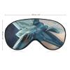 Air Force Jet Aircraft Sky Sleep Mask Comfortable Eye Shade Travel Eye Mask with Adjustable Strap for Sleeping Nap view 2