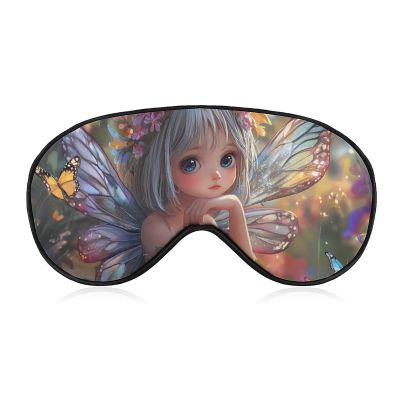 Fairy Sleep Mask Comfortable Eye Shade Travel Eye Mask with Adjustable Strap for Sleeping Nap