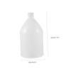 Kichvoe Large Capacity White Plastic Jug with Handle and Lid Hdpe Recyclable Bucket for Essential Oils Lotions Chemicals and Liquid Storage Container view 2