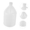 Kichvoe Large Capacity White Plastic Jug with Handle and Lid Hdpe Recyclable Bucket for Essential Oils Lotions Chemicals and Liquid Storage Container view 4