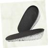 SHERCHPRY Silicone Heightening Insole Mens Shoe Lift Pads Slip Half Insoles TPU Absorption Cushions for Comfortable Wear and Height Increase Black view 2