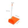 Didiseaon 2pcs Trash Bag Pickup Sticks Handle Dustpan Dustpan Type Leaf Bag Trash Cleaning Shovels Picker Upper Grabber for Restaurants Garages Orange view 2