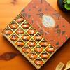 Ghasitaram Gifts Jaiccha Orange Stuffed Dates 18 pcs in designer box| Diwali,Holi,Rakhi,Valentine,Christmas,Birthday,Anniversary,Her,Him| view 1