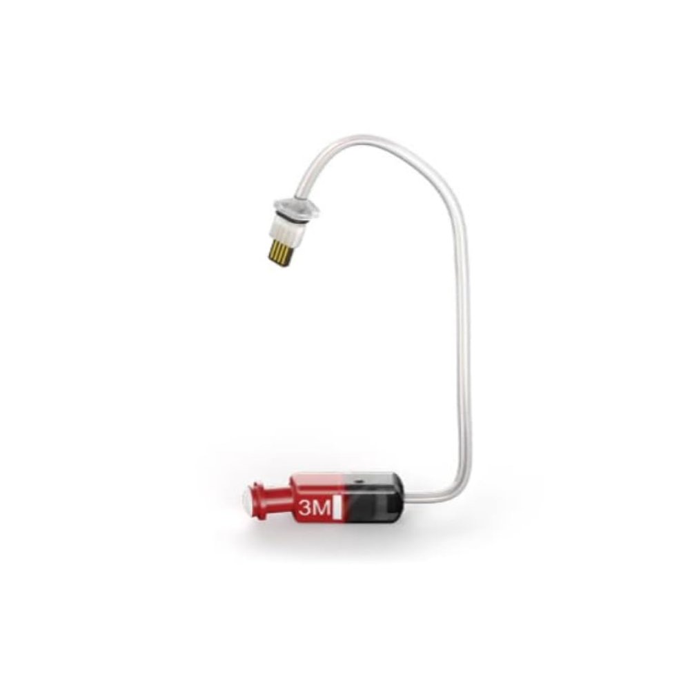 Audique Unitron 5.0 Receiver Wires (3 Pin) - Compatible with Unitron Moxi Vivante, Moxi Blue, Moxi DX and Moxi Discover Hearing Aids (Right Ear, Power, Size 2)