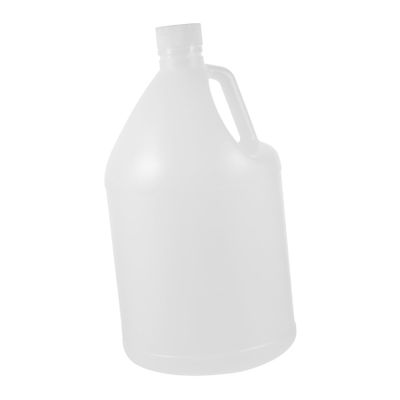 VICASKY White Plastic Bucket with Lid Hdpe Jug Large Capacity Kettle Portable Recyclable Container for Water Storage and Liquid Handling