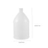 VICASKY White Plastic Bucket with Lid Hdpe Jug Large Capacity Kettle Portable Recyclable Container for Water Storage and Liquid Handling view 2