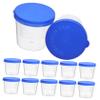 30pcs Disposable Sputum Cups with Capacity Spiral Caps Random Colors Sample Containers for Safe Collection and Storage Random Color view 1