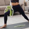 Aosekaa Massage Rollers Muscles Muscle Rollers Sticks 21 and 4 Wheels Lightweight Leg for Men Women Gift Home Indoor Travel, Green view 2