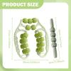 Aosekaa Massage Rollers Muscles Muscle Rollers Sticks 21 and 4 Wheels Lightweight Leg for Men Women Gift Home Indoor Travel, Green view 3