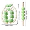 15 Wheels Massage Roller, Cellulite Appearance Circular Leg Clamp Massage Relax Roller, Muscle Relaxer for Legs, Thighs, Arm, Indoor Sports Yoga Bodybuilding Equipment (Light Green) view 3