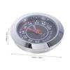 Mechanical Hygrometer Gauge for Cigar Humidor, Black Face view 2