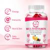 Yogivita Multivitamin Gummies for Adults Daily Supplement for Energy, Immunity & Wellness with Vitamins A, B-Complex, C, D & E Vegetarian, Gluten-Free Mixed Berry & Cherry 60 Gummies view 2