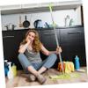 Zerodeko Three Section Mop Handle Replacement Pole Plastic Stainless Steel Threaded Mop Stick for Floor Cleaning Compatible with Various Broom Heads view 3