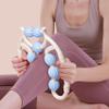15 Wheels Massage Roller, Cellulite Appearance Circular Leg Clamp Massage Relax Roller, Muscle Relaxer for Legs, Thighs, Arm, Indoor Sports Yoga Bodybuilding Equipment (Sky Blue) view 2