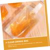 Baluue 20pcs Portable Plastic Beverage Bags Food Grade Liquid Storage Pouches for Travel Camping Parties Refillable Drink Containers for Juice Soybean Milk Tea view 3