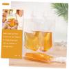 Baluue 20pcs Portable Plastic Beverage Bags Food Grade Liquid Storage Pouches for Travel Camping Parties Refillable Drink Containers for Juice Soybean Milk Tea view 4