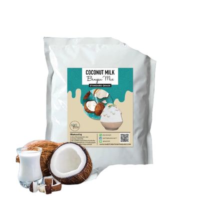 (Pack of 4 x 1kg) Bingsu Powder Mix - Premium New Zealand Milk Formula (1000g x 4 bags, Coconut Milk)