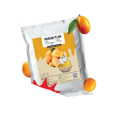 (Pack of 4 x 1kg) Bingsu Powder Mix - Premium New Zealand Milk Formula (1000g x 4 bags, Marian Plum)