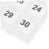 Beavorty Day Pill Organizer Transparent Portable Medicine Case with Large Compartments Travel Friendly Pill Box for Monthly Medication Storage and Easy Access view 4