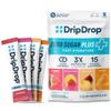 DripDrop Zero Sugar Plus - Sugar Free Hydration Packets - Single Serve Electrolytes Powder Drink Mix - Raspberry Lemonade, Watermelon, Tangerine, Tropical Punch - Non-GMO, Vegan- 8 Sticks view 1