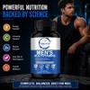Yogivita Mens Multivitamin Capsules Daily Dietary Supplement for Energy, Immune Support & Stamina with Vitamins A, B-Complex, C, D3 & E, Zinc & Iron Vegan, Non-GMO 60 Capsules (30 Day Supply) view 2
